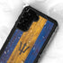 Barbados Flag Dark Wood Galaxy S23 Plus Waterproof Case